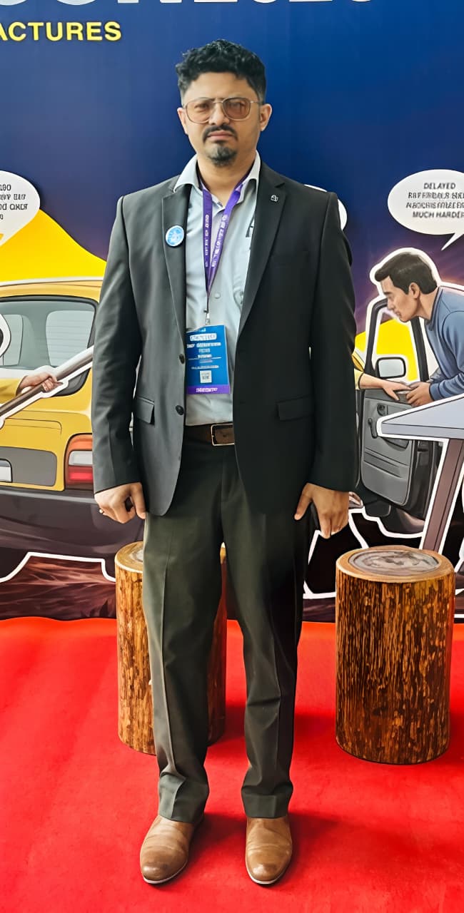 Dr Rupjyoti Gogoi at a professional conference